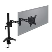 Support bureau pour 1 moniteur double pivot