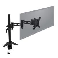 Support bureau pour 1 moniteur double pivot