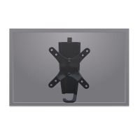 Support mural 13-30'' fixe noir