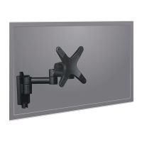 Sup. mural 13-30'' flexible double pivot noir